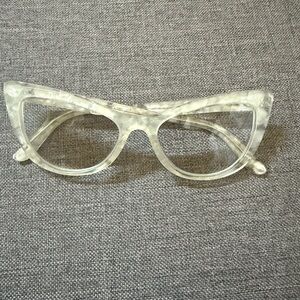 Dolce & Gabbana Clear Cat-Eye Glasses